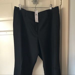 NWT ANN TATLOR Devin Trouser Leg Black Size 14